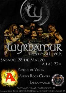 Cartel Inicios de gira Wyrdamur Medieval Folk