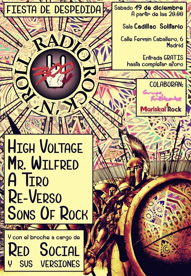 CARTEL fiesta de despedida Radio Rock 'n' Roll