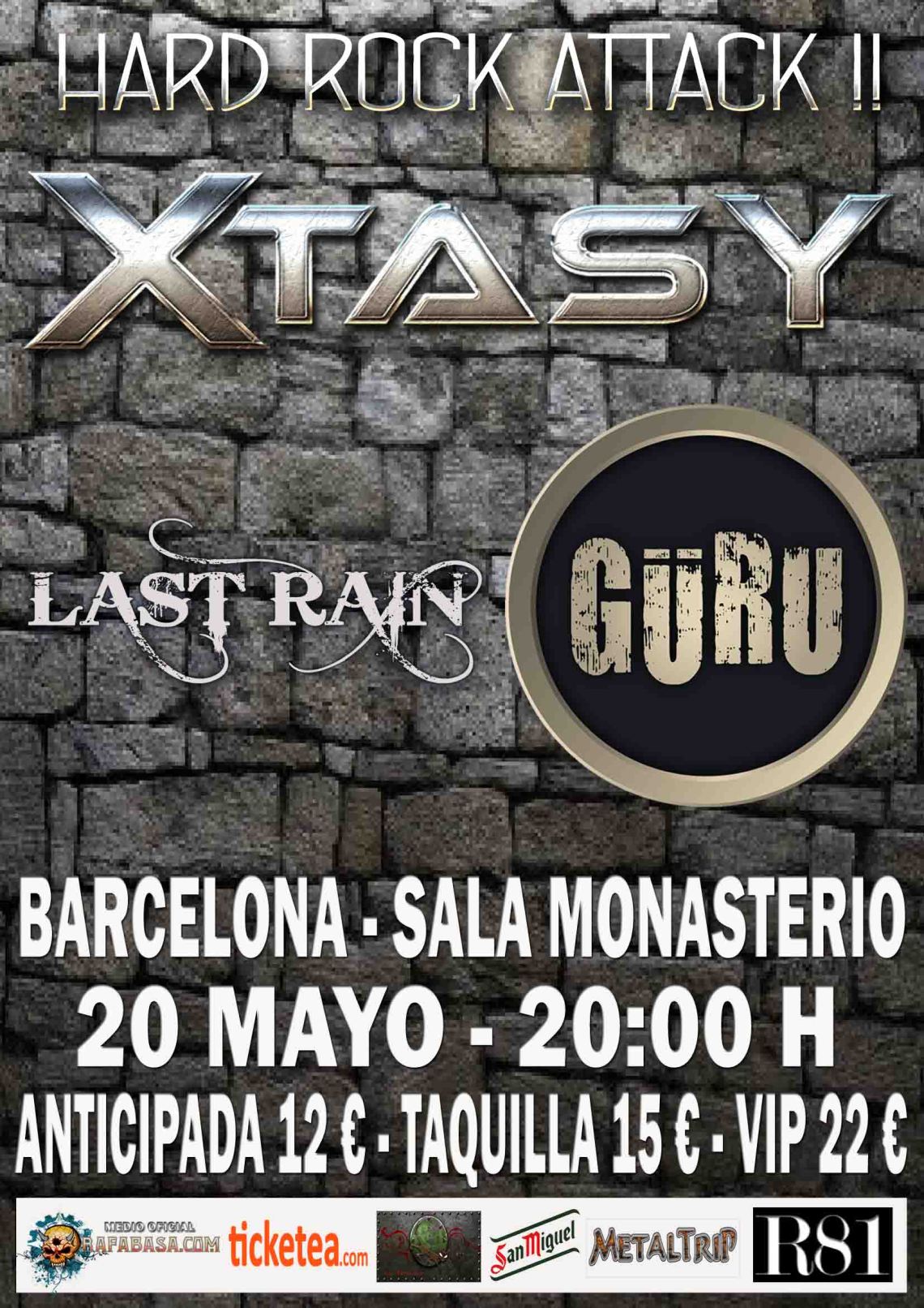 HARD ROCK ATTACK 2017 BARCELONA INTERNET