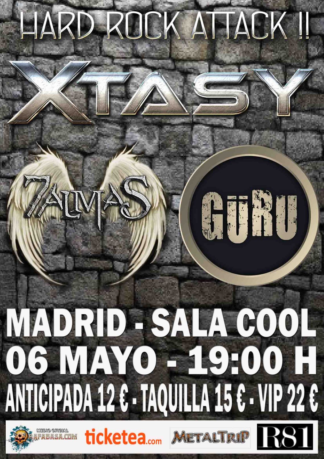 HARD ROCK ATTACK 2017 MADRID INTERNET