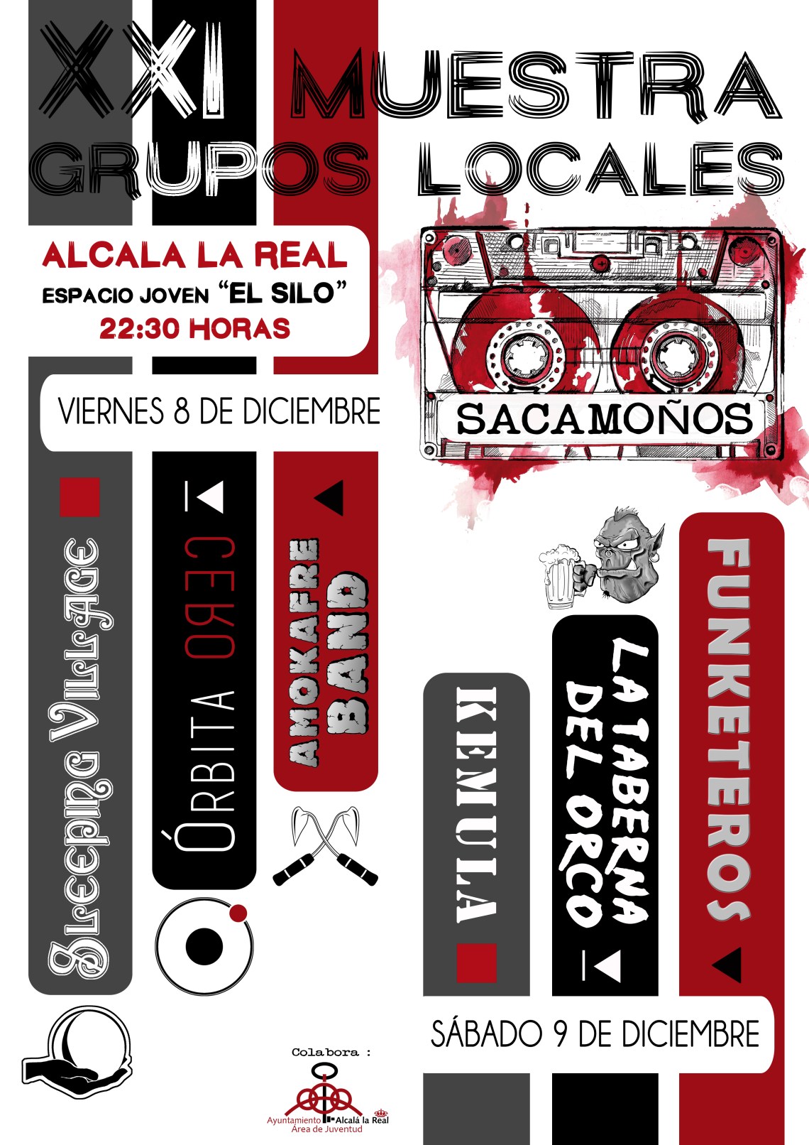 CARTEL MUESTRA DE GRUPOS 2017 SACAMOÑOS