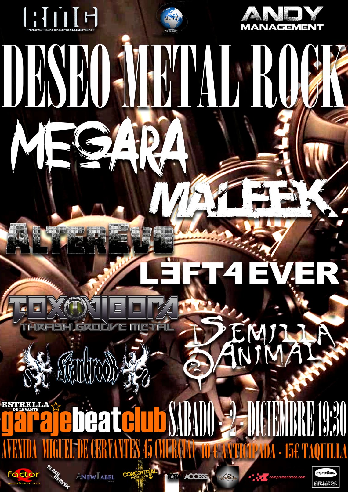 cartel deseo rock 2017 cartel completo
