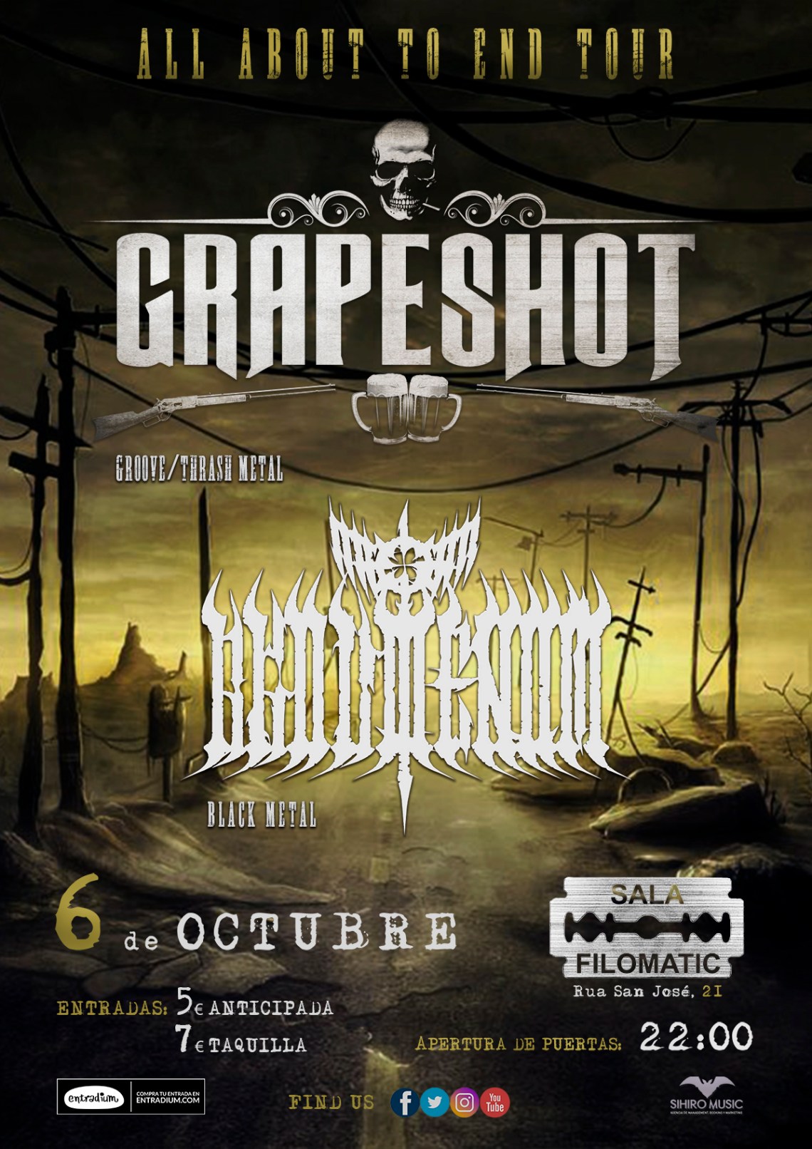 GRAPESHOT + AKOUPHENOM - A CORUÑA