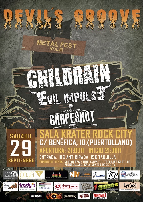 GRAPESHOT + EVIL IMPULSE + CHILDRAIN